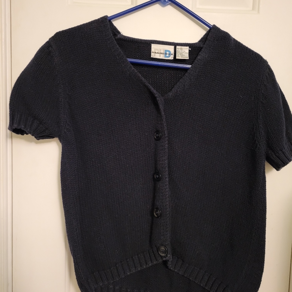 Blue Shirt Sleeved Sweater